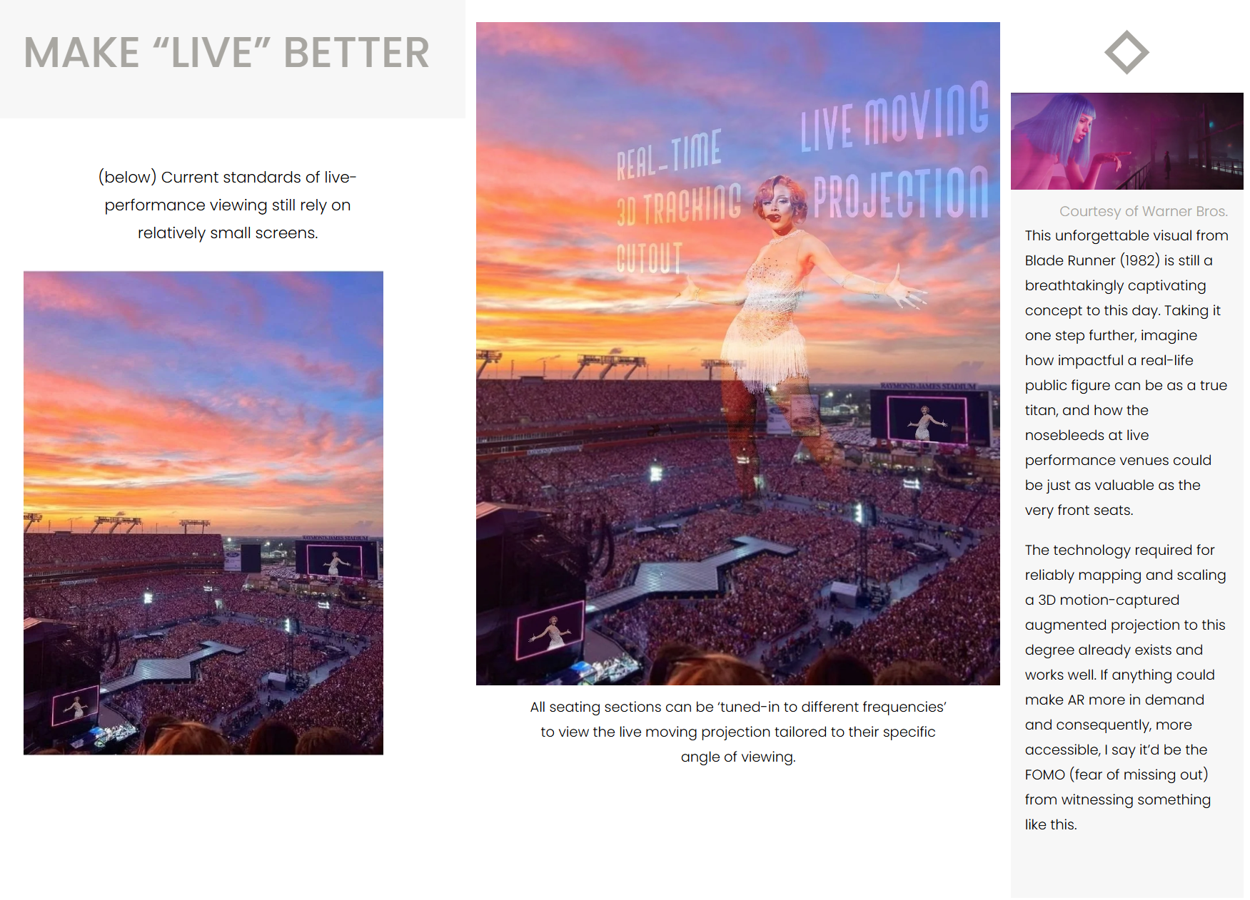 Reference still — live performance and scale